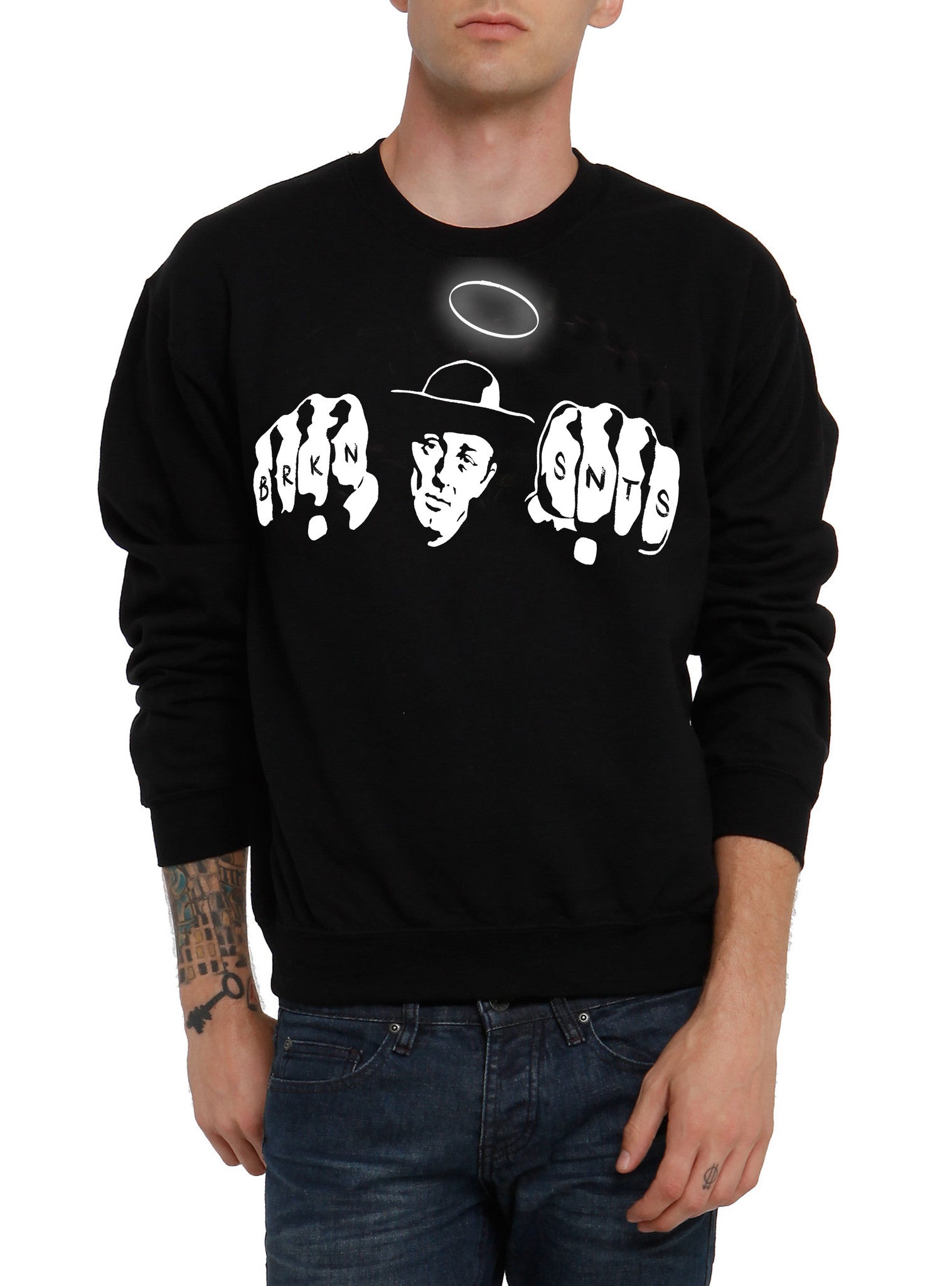 Broken Saints Fighter Crewneck Sweater