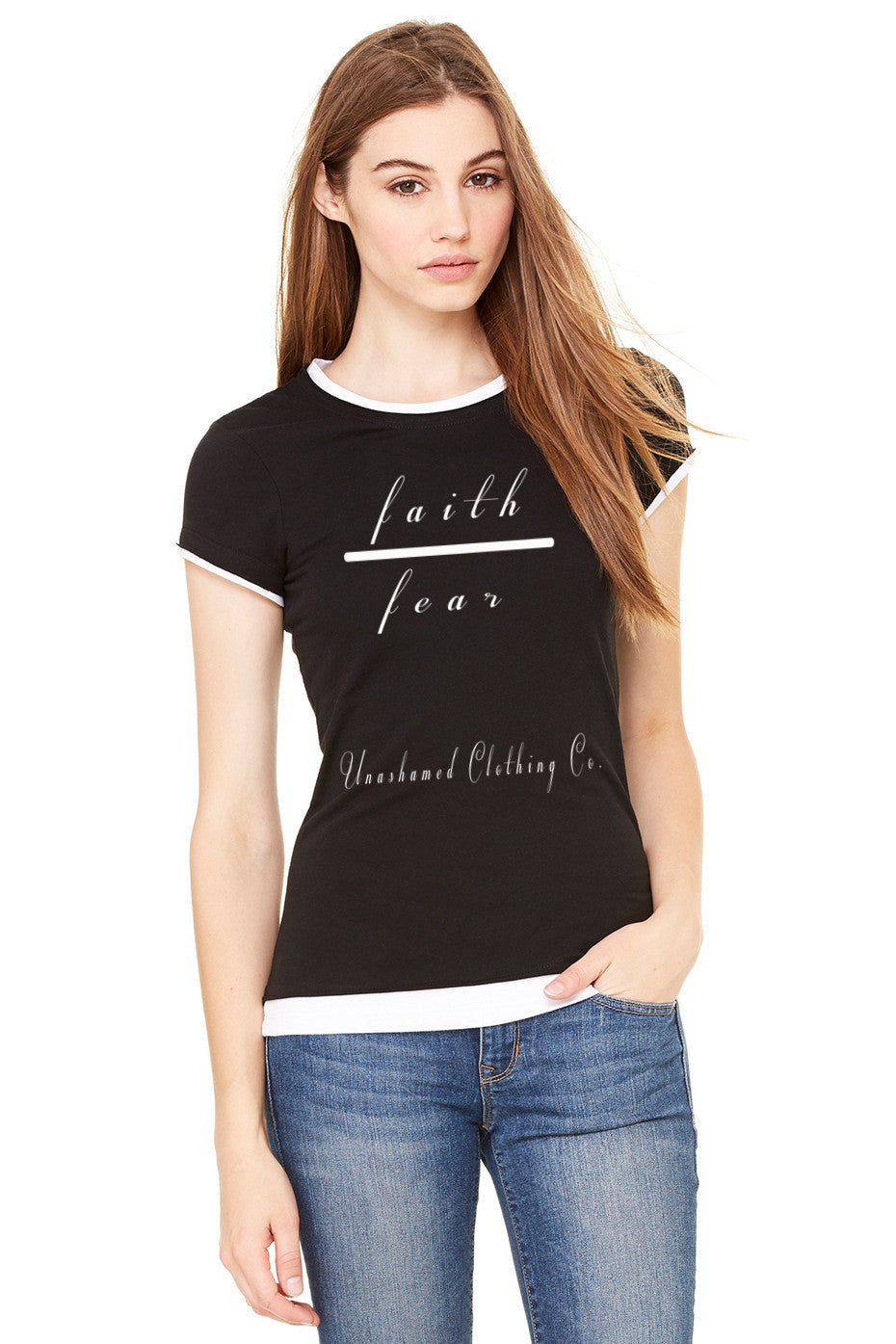 Faith Over Fear 2 in 1 Ladies Tee