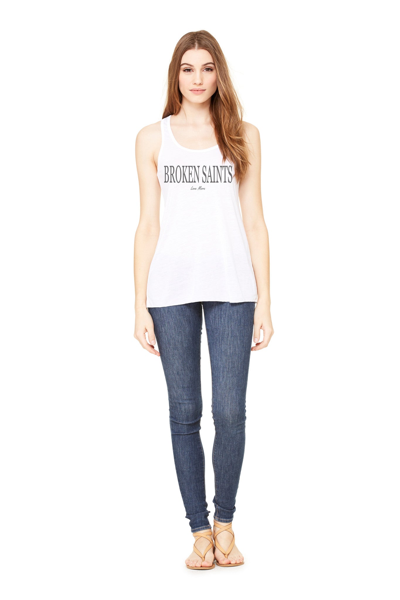 Broken Saints Love More Racerback Tank