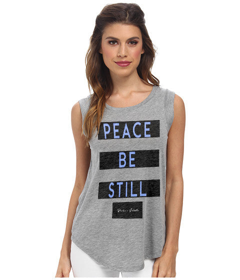 Broken Saints Peace Be Still Ladies Muscle Tee