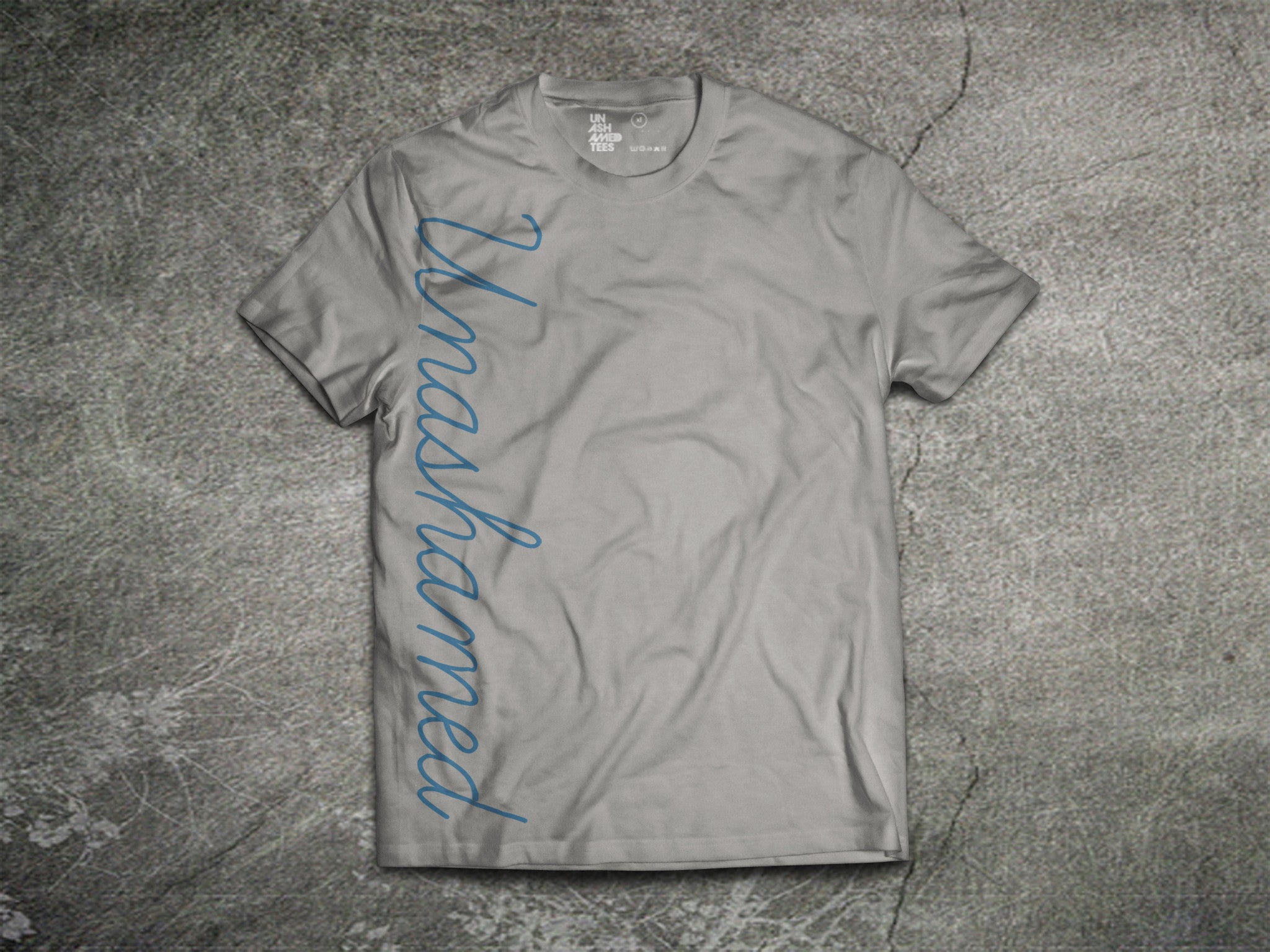 Unashamed Neon Script Mens Tees