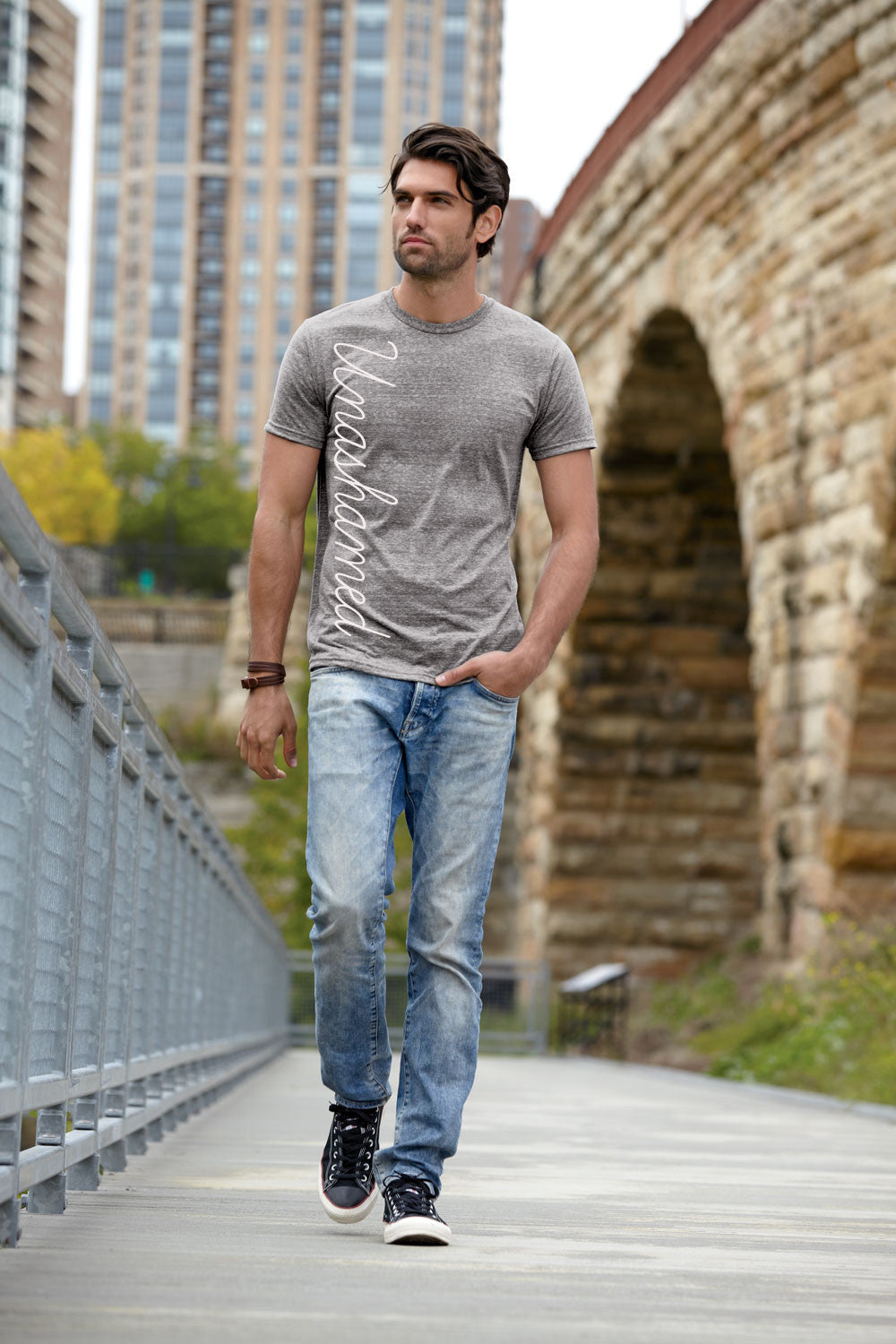 Unashamed Neon Script Mens Tees