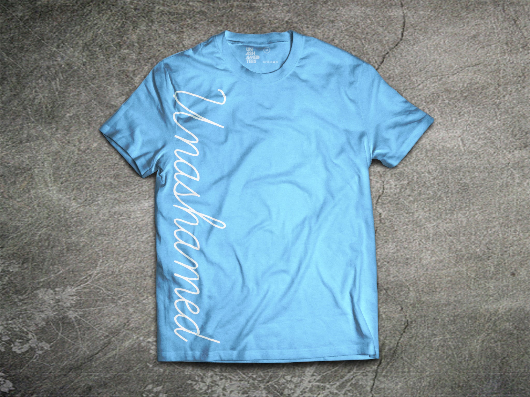 Unashamed Neon Script Mens Tees