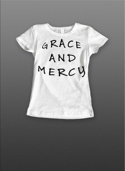 Grace and Mercy Ladies Tee (Black)